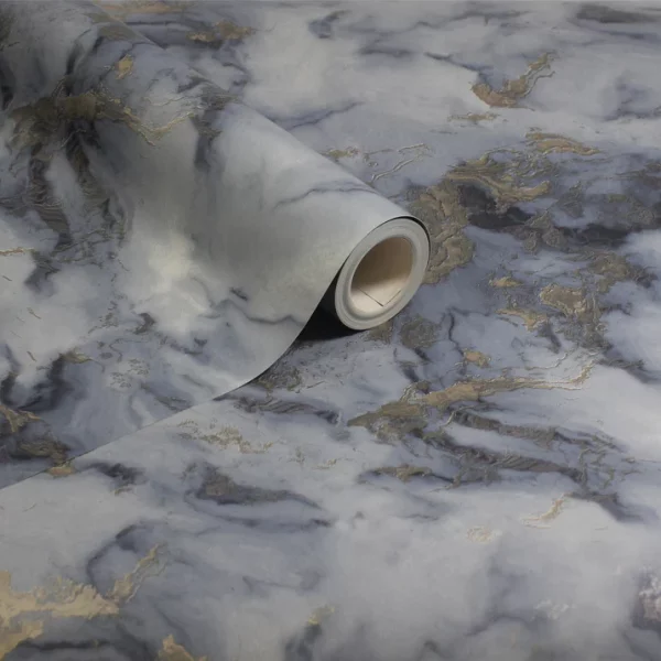 Arthouse | Bahia Marble Navy Wallpaper | Designer Wallpaper - Image 4