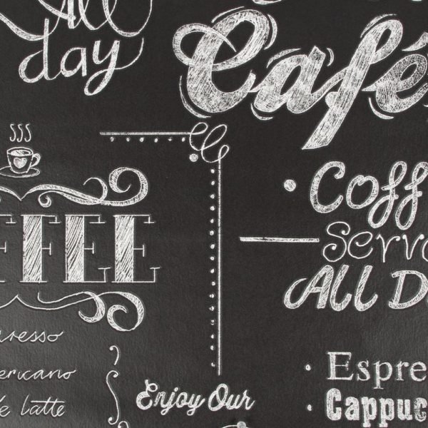 Superfresco Easy | Coffee Shop Black and White Wallpaper | Patterned Wallpaper - Image 5