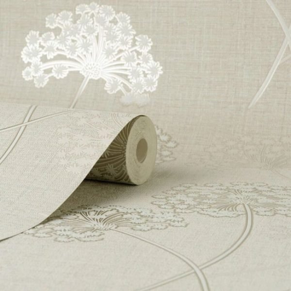 Grace Allium Stone Metallic Floral Texture Wallpaper | Fine Decor by AS Creation | Elegant Design, Textured - Image 6