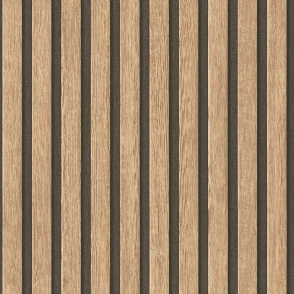 AS Creation | Acoustic Panels | Maple Oak Ultra Realistic Satin Fleece Wallpaper - Image 5