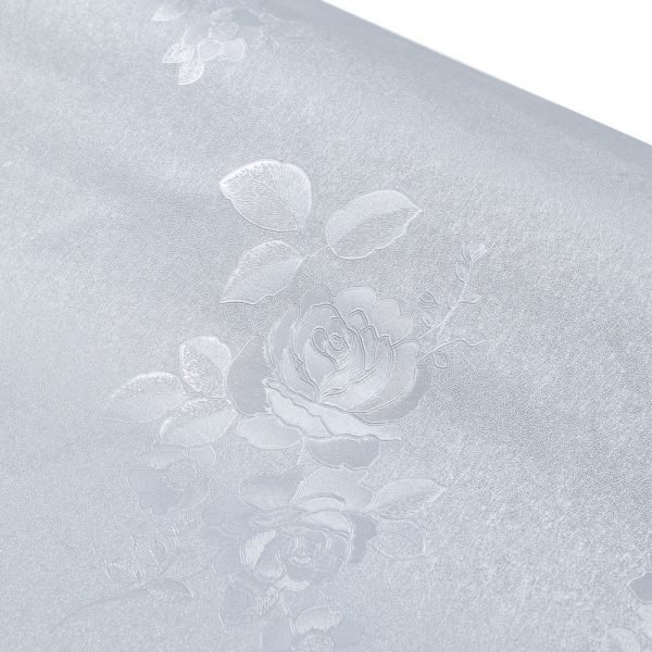 Living and Home Floral Textured Grey PVC Self Adhesive Wallpaper - Image 7