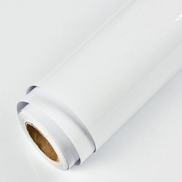Living and Home Glossy White Self Adhesive PVC Wallpaper - Image 5
