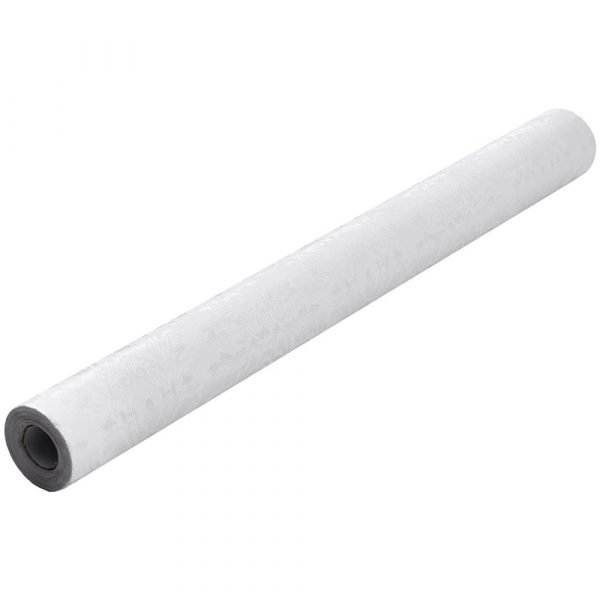 Living and Home Retro Floral Damask White PVC Self Adhesive Wallpaper - Image 5