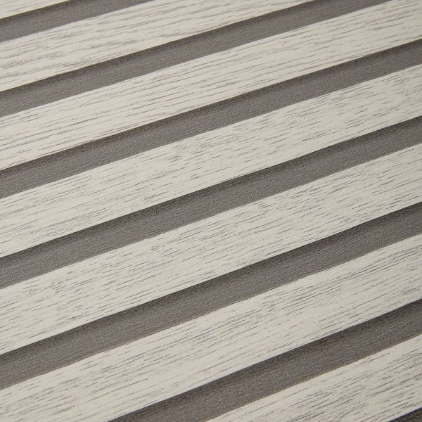 Living and Home Wood Grain Stripe Beige Rectangle PVC Self Adhesive Wall Sticker 10 Pack - Image 6