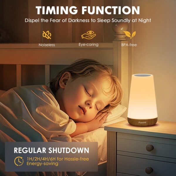 LED Touch Bedside Lamp with RGB Colour Changing - Image 27