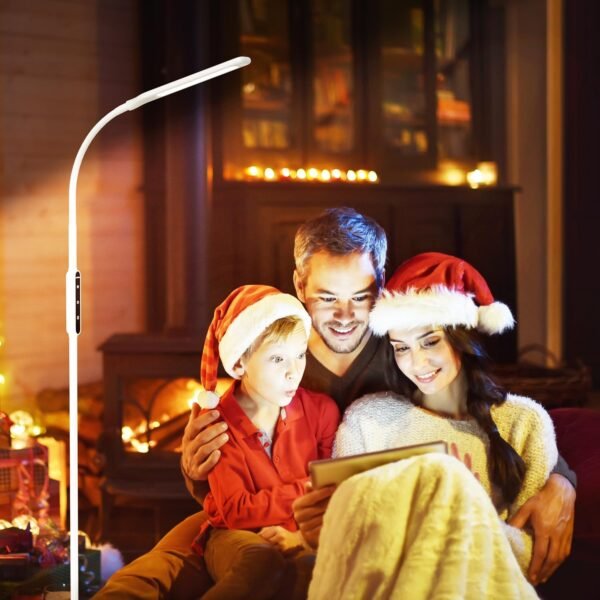 LED Floor Lamp with Remote Control, Adjustable Brightness & Colour Temperature - Image 12