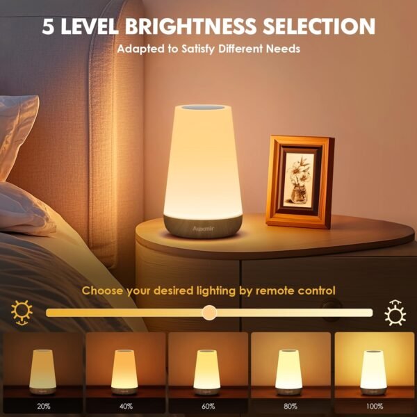LED Touch Bedside Lamp with RGB Colour Changing - Image 28