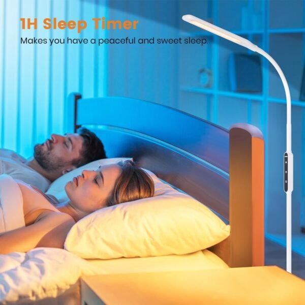 LED Floor Lamp with Remote Control, Adjustable Brightness & Colour Temperature - Image 10
