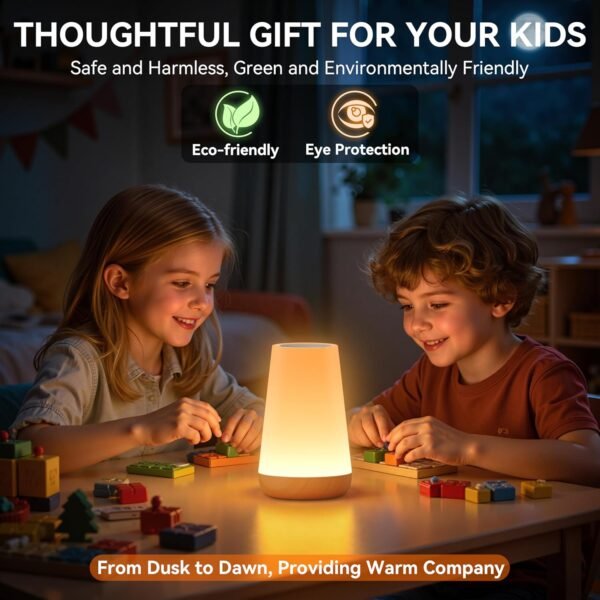 LED Touch Bedside Lamp with RGB Colour Changing - Image 16