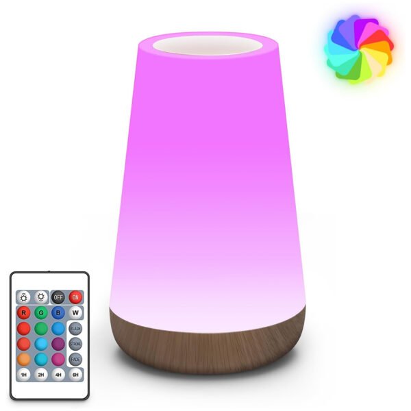 LED Touch Bedside Lamp with RGB Colour Changing - Image 4