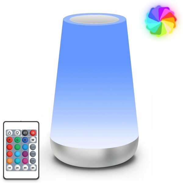LED Touch Bedside Lamp with RGB Colour Changing - Image 5